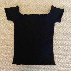 Hollister Size XS Black Stretchy Top